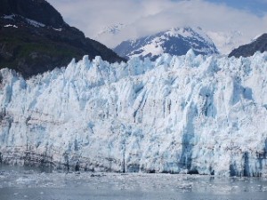 The face of the glacier