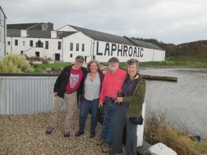 At our destination- Laphroaig