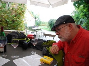 Wine tasting in Germany- dictionary at hand