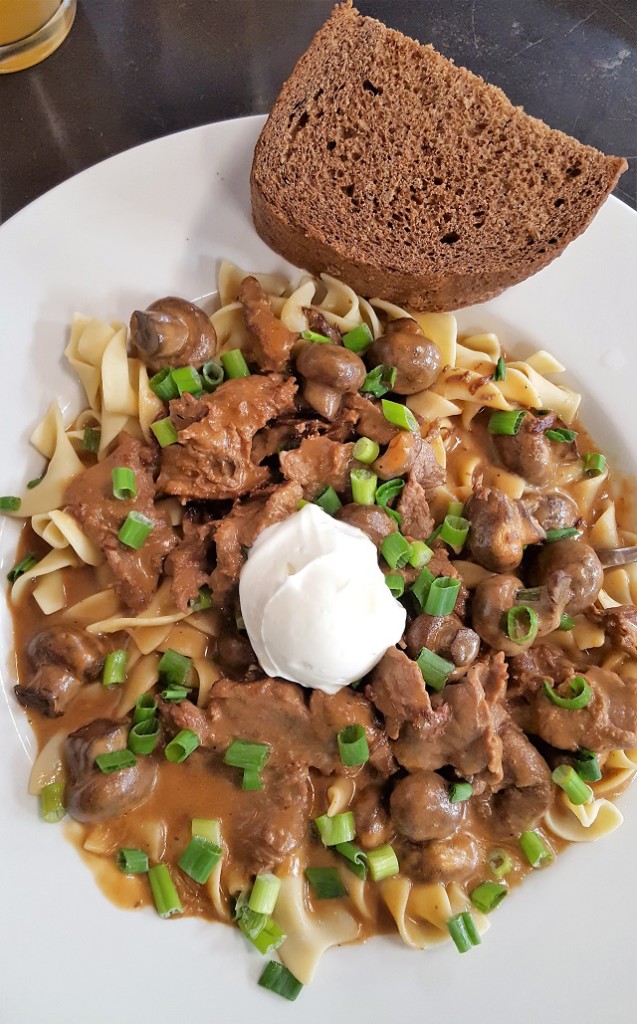 Good stroganoff!