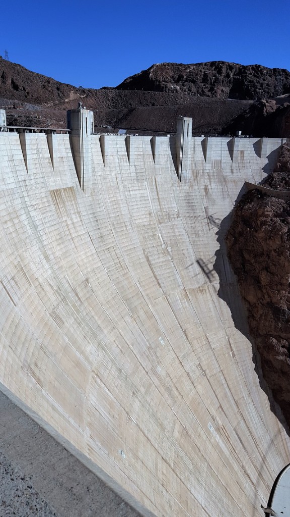 Hoover Dam is very tall